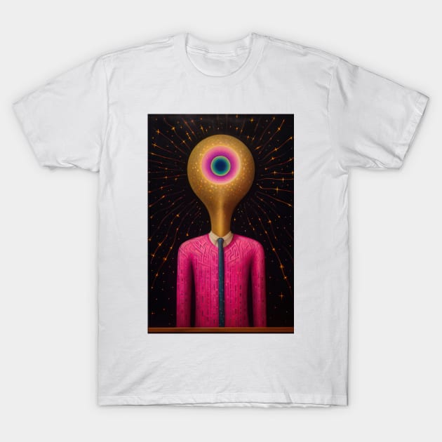 The Illuminated Mind T-Shirt by TooplesArt